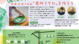 東京で房州うちわ作り体験できます（7/2土、7/3日）