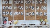 館山駅の市民ギャラリーに房州うちわ展示中